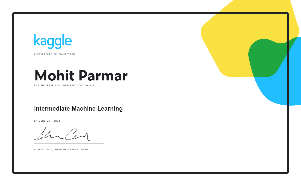 Intermediate Machine Learning