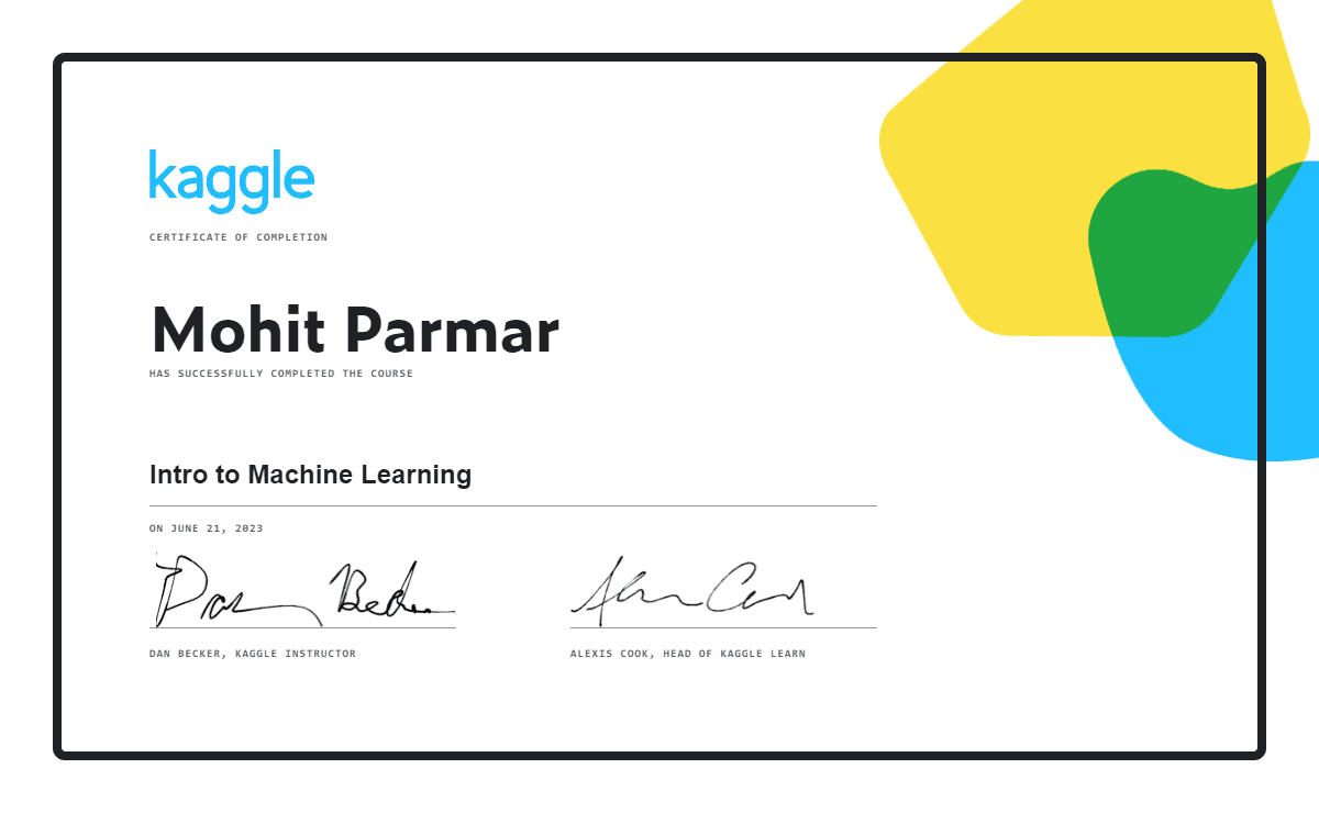 Introduction to Machine Learning