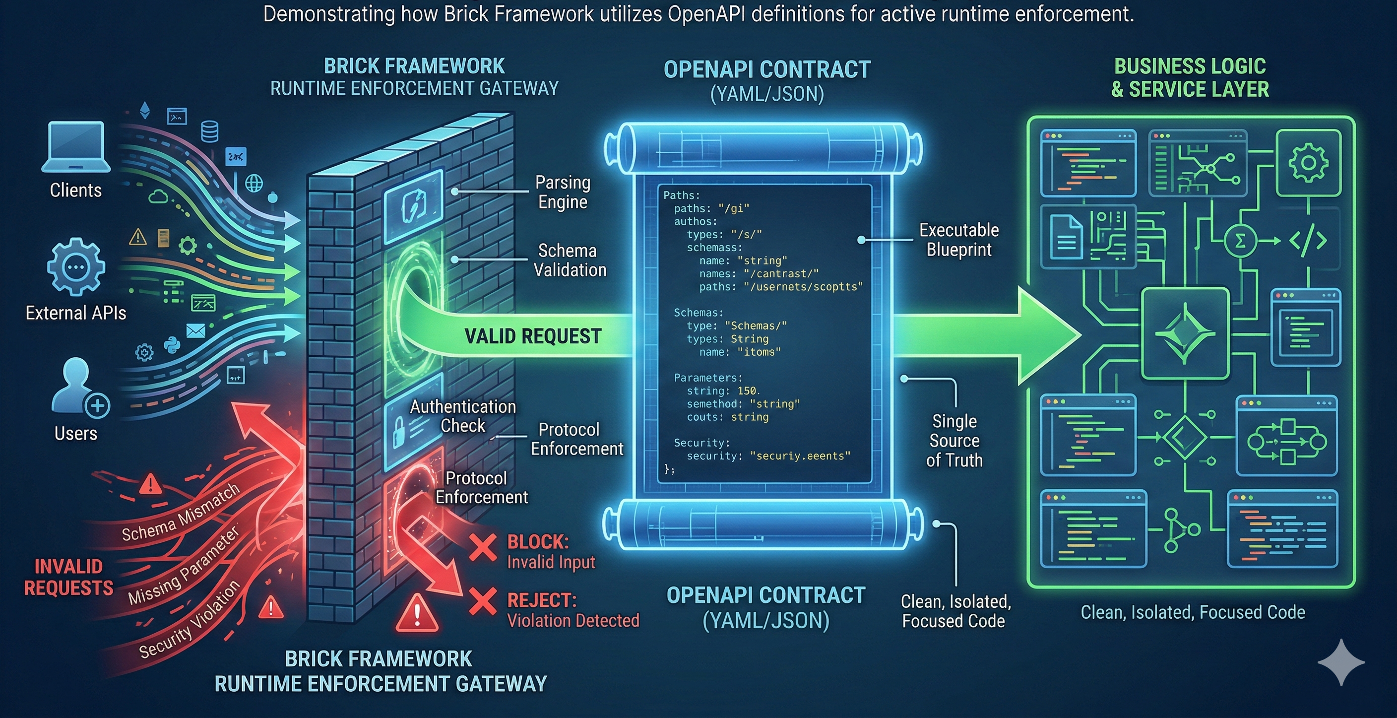 Brick Framework: Designing a Contract-Driven, Modular Backend Framework from First Principles